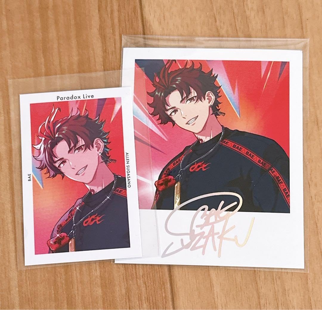 パラライ 朱雀野アレン 缶バッジ Gプリ トレフォト クリアしおり セット