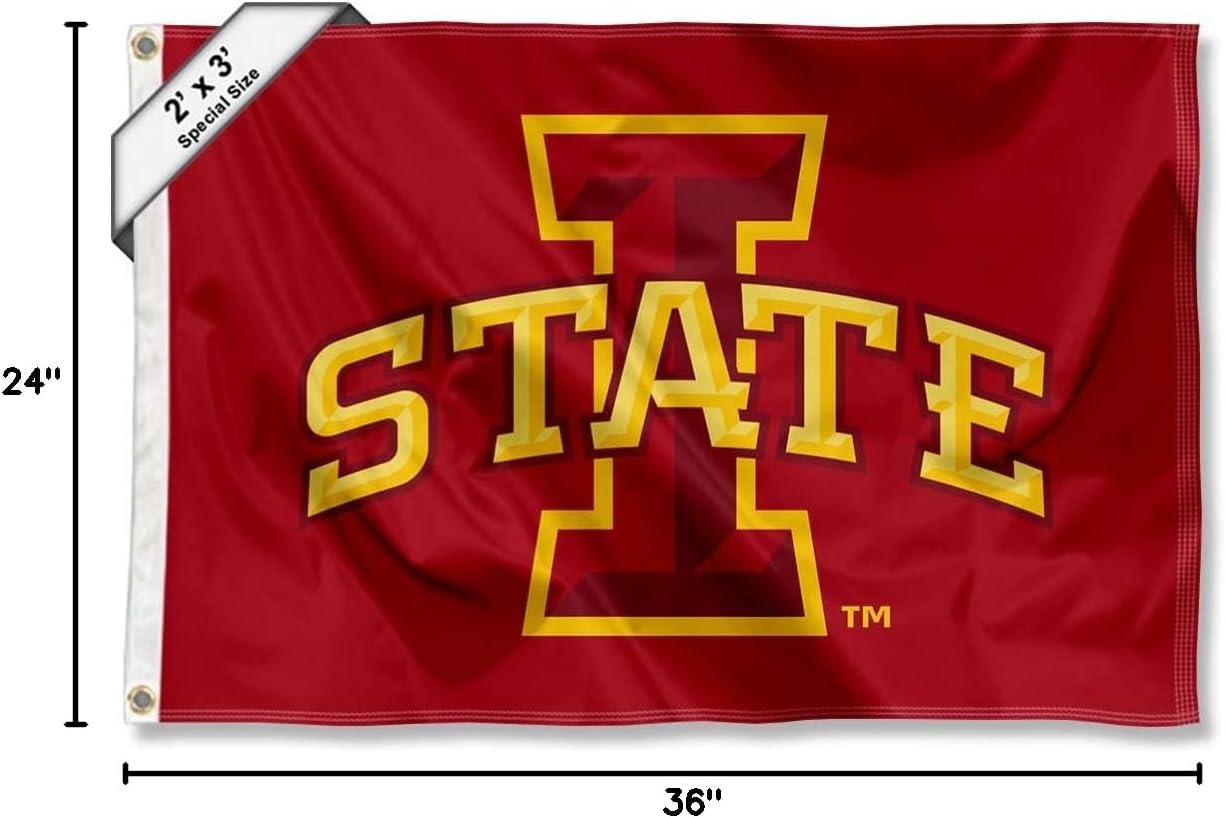 Iowa State Cyclones Small 2x3 Foot Flag - Image 6