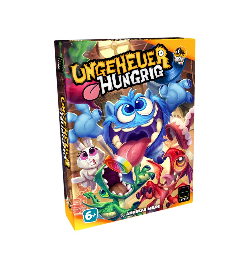HYBR Ungeheuer Hungrig - innovatives Familienspiel rund um's Farbenmischen