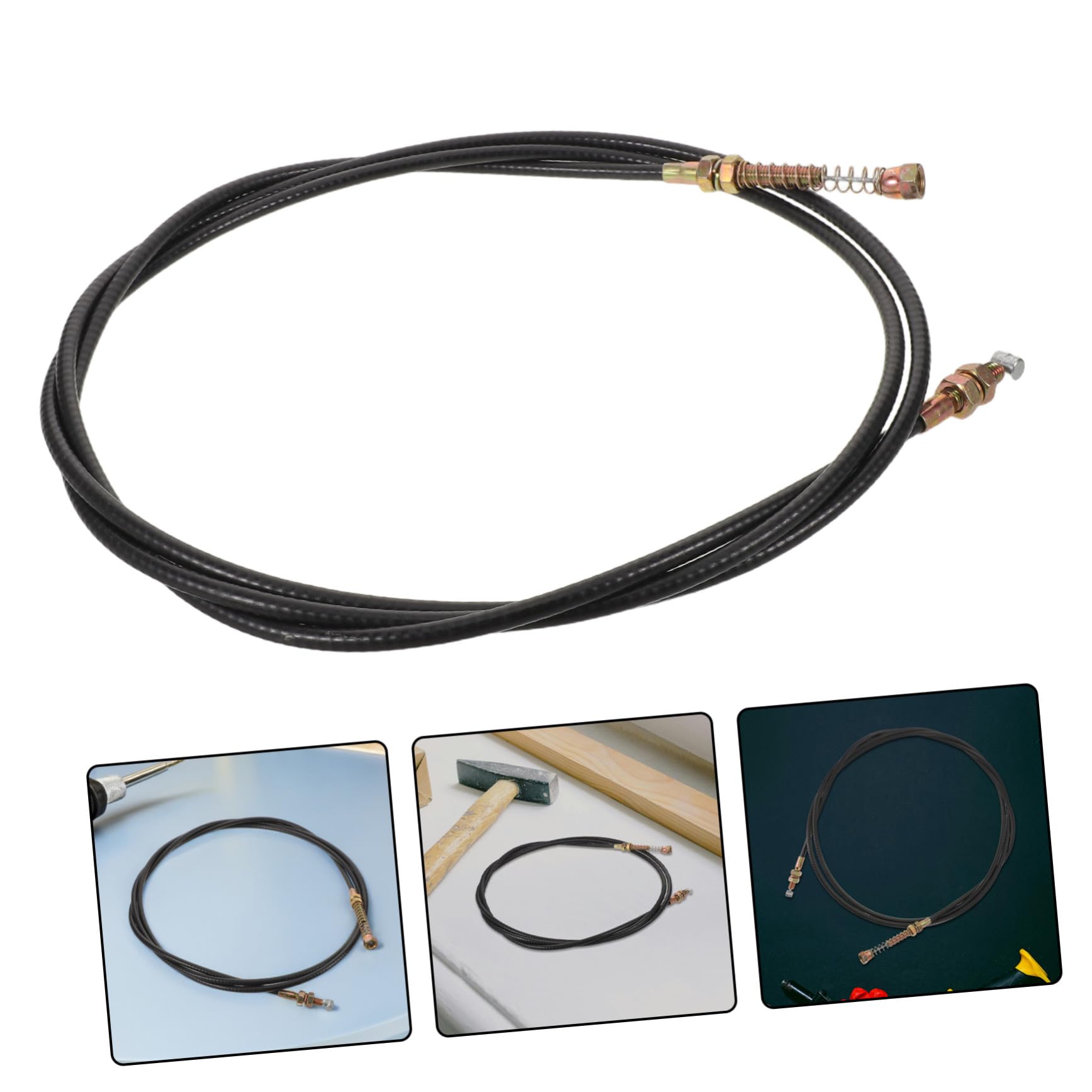 BESTonZON 3pezzi Cavo del Cambio da Cavo del Deragliatore per Bicicletta Elettrica del Cambio Marcia Alta Bassa per Accessori per Biciclette e Tricicli