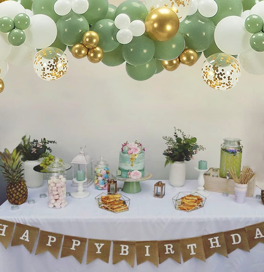 Palloncini Verde Salvia 10 Pollici 100 Pezzi Palloncini Verde Oliva Palloncini in Lattice per Feste Compleanno Baby Shower Matrimonio Addio al Nubilato X4255