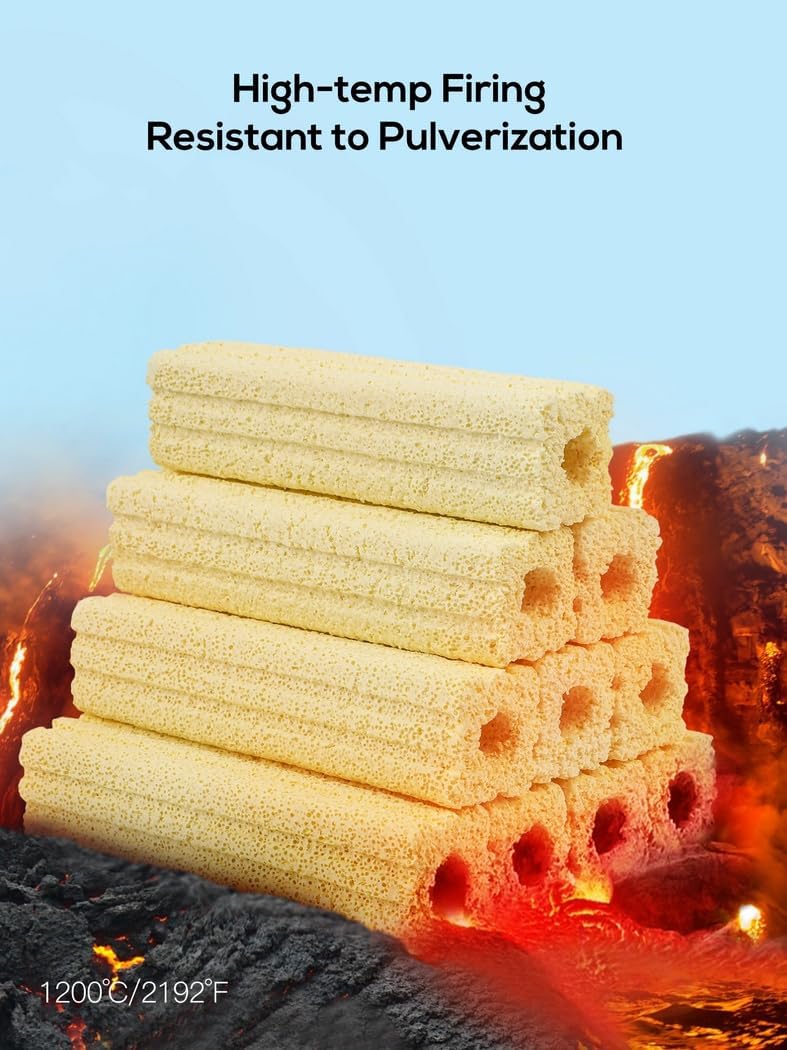 20 Large Ceramic Aquarium Bio Media Blocks, 6.3 Inch, Fish Tank Bio Filtration Media for Sumps, Canisters, Pond Filters