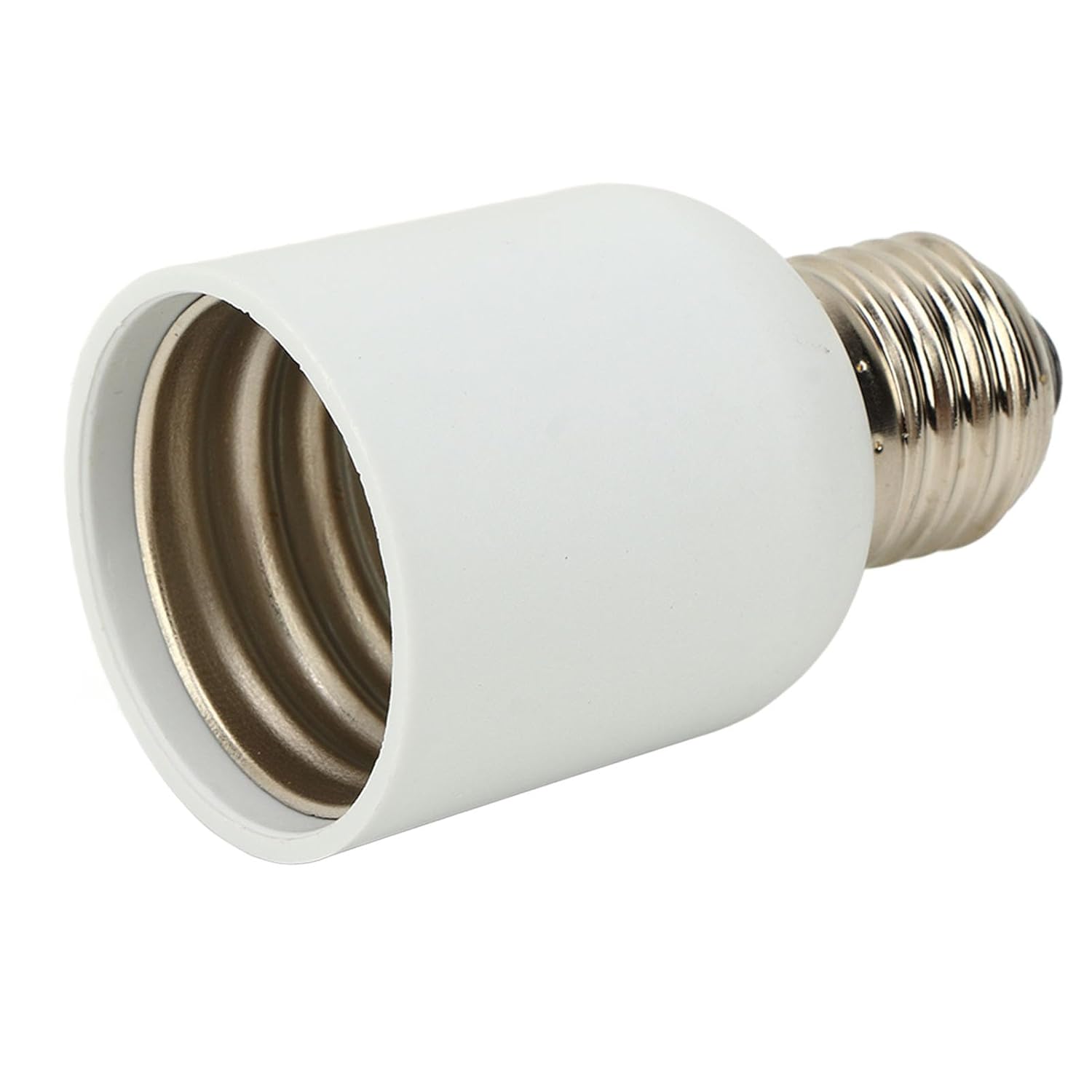 E27 to E40 Light Socket Adapter, 2pcs Premium Copper PBT Retardant Material, with Heat Resistance for LED Bulb Base Conversion