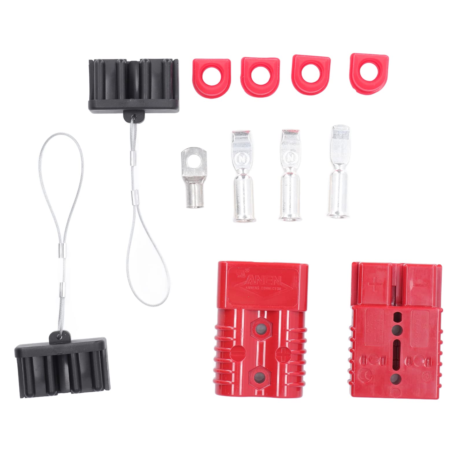 Conector Rápido de Batería, Kit de Enchufe de Mazo de Cables de Desconexión de Batería ABS Conectores Rápidos Resistentes Al Calor para Cabrestante Eléctrico Cabrestantes para ATV
