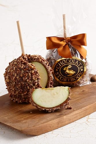 Miniatura 2 de Manzana de nuez y caramelo de chocolate con leche (individual) - Ideas únicas para regalos, familias, vacaciones, fiestas, vacaciones