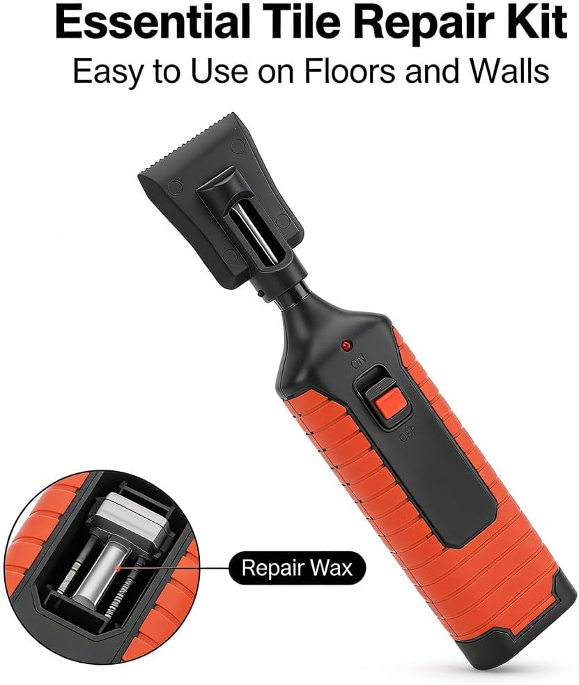 Tile Repair Kit, 11 Color Wax Blocks, 310g Set - Seamless Crack and Scratch Filling, Easy DIY Restoration for Floor and Wall