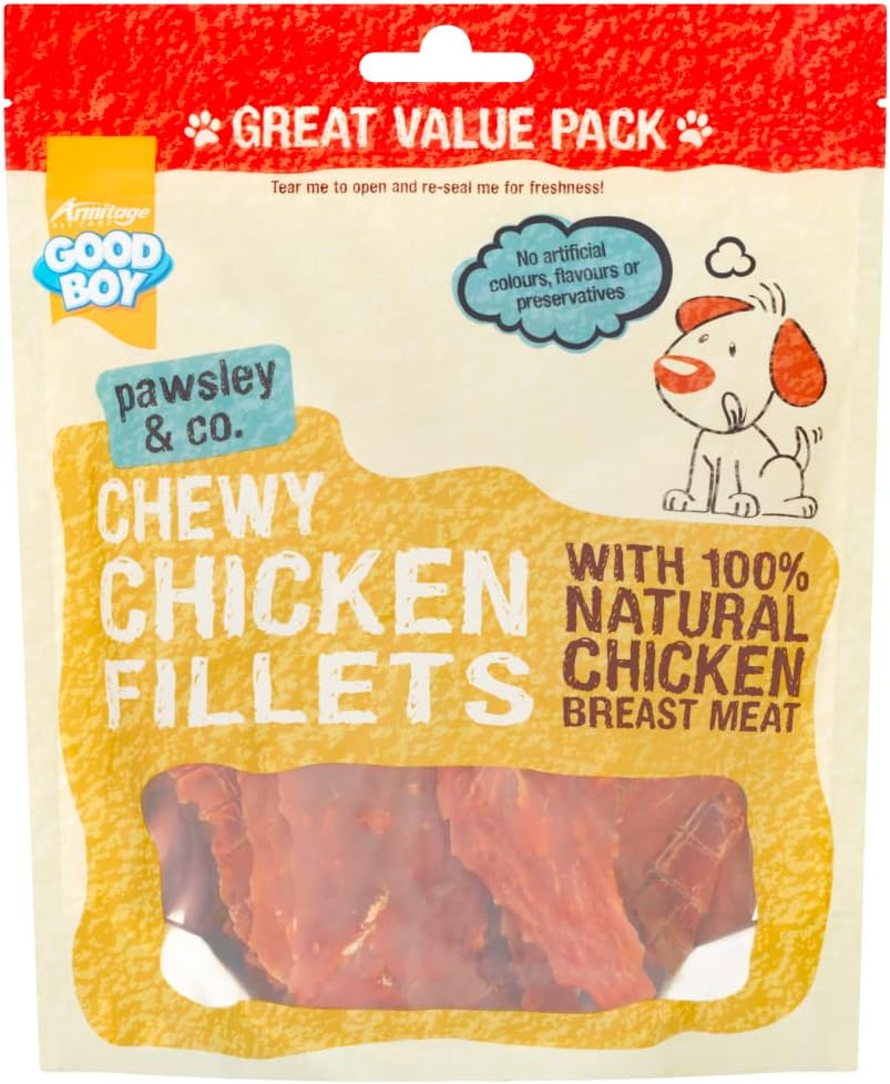 Armitage Goodboy Chewy Chicken Fillets Dog Treats - 320G