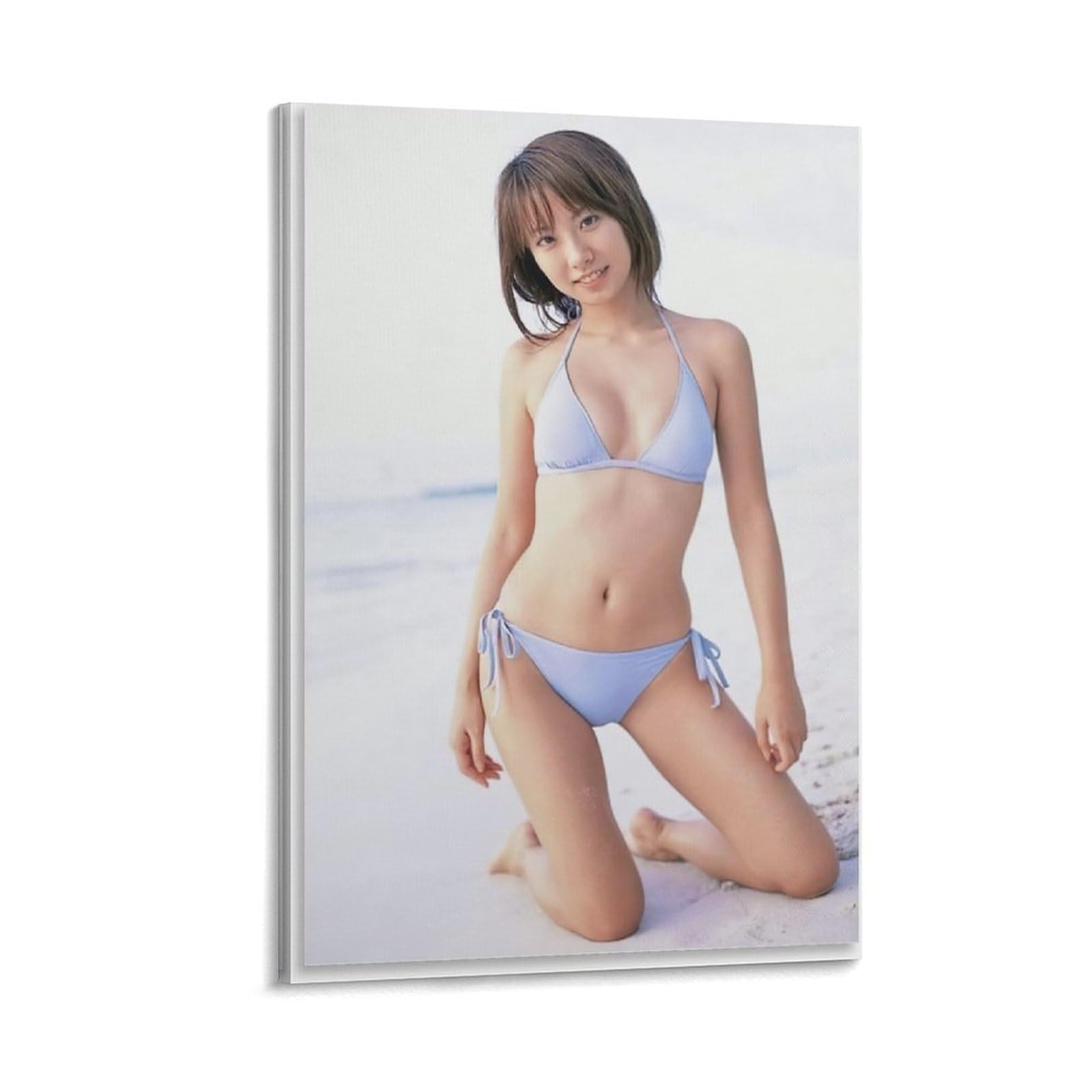 Amazon.co.jp: 山本梓写真ビキニ水着絵画写真ポスター1 キャンバス