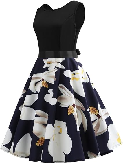 Vestito Donna Elegante Tunica Ampia con Maniche Corte Stampa Lungo Cocktail  Abito Donna Cerimonia Abito Donna Eleganti Cerimonia Taglie Forti Vintage  Pizzo Coctel Vestito SANFASHION : Amazon.it: Abbigliamento