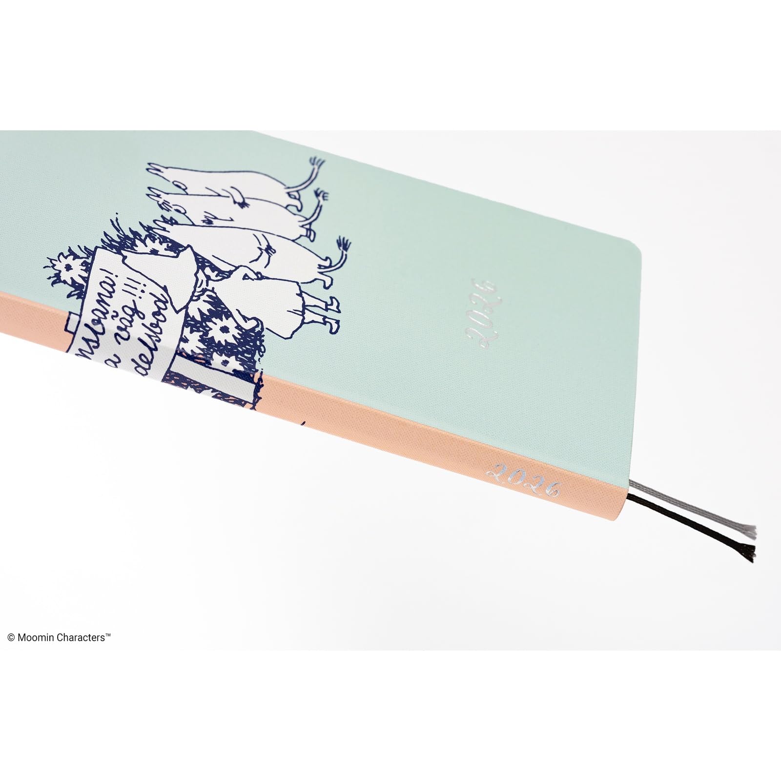 Hobonichi Techo 2026 Semaines - Moomin : À la Salle de Danse en Plein Air (Anglais, Grand & Mince, Début Janvier)