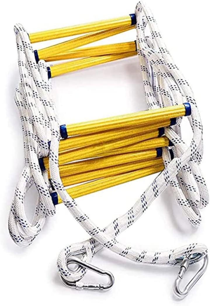 Rope Ladder,Safety Ladder,Honent Escape Ladder Emergency Fire Ladder, Portable Ladder/5M (5m)