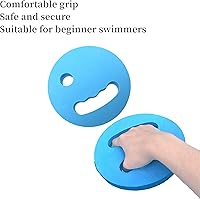 Vista 2 de 2 discos de ejercicio acuático, discos de mano de espuma EVA para piscina, resistencia al ejercicio, pesos de agua, equipo aeróbico de agua, disco