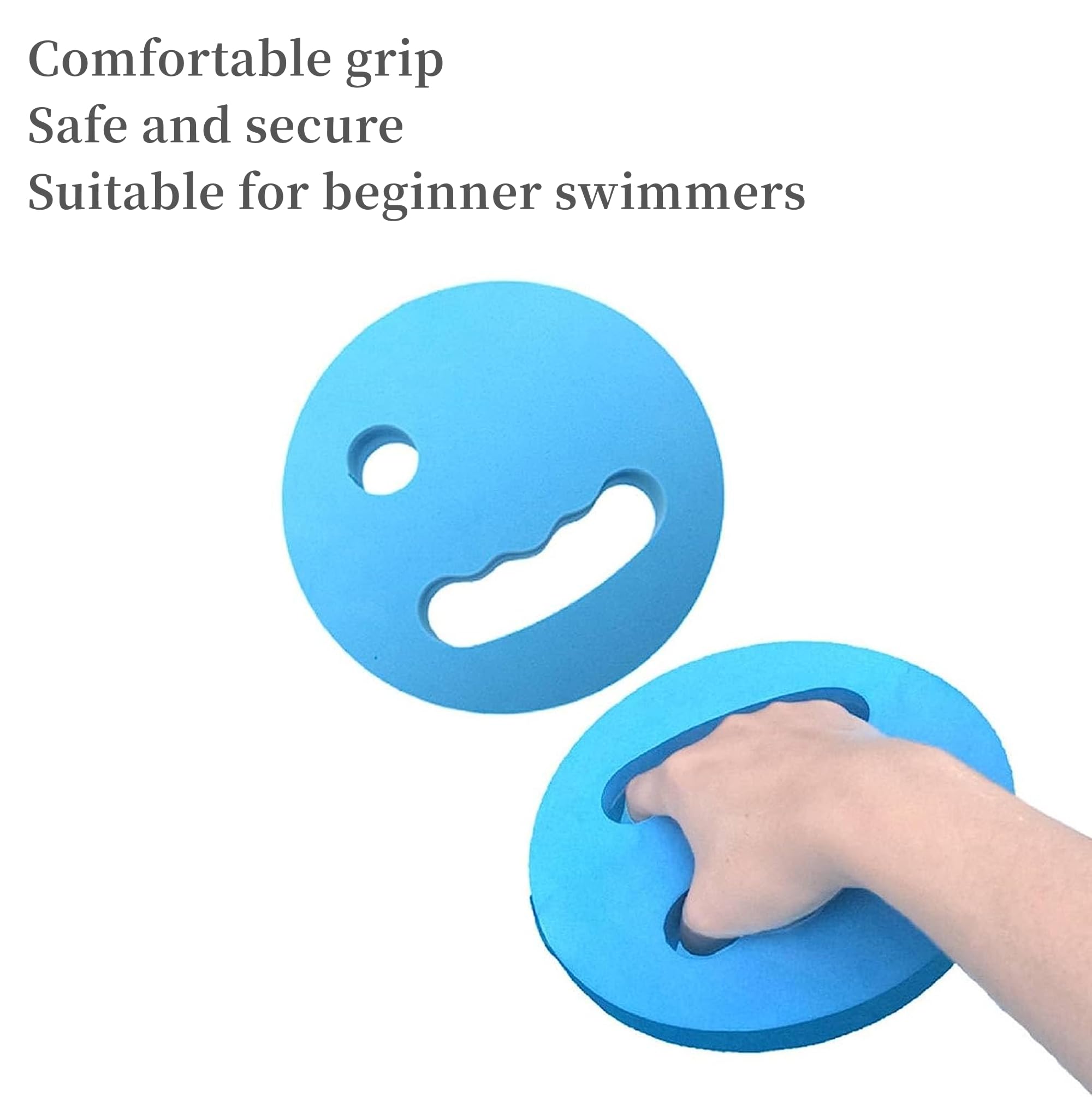 Kit 2 Disques Flottants EVA Pour Aquagym – Aide à L’entraînement En Piscine Avec Poignée Ergonomique – Idéal Débutants, Femmes, Hommes, Ados