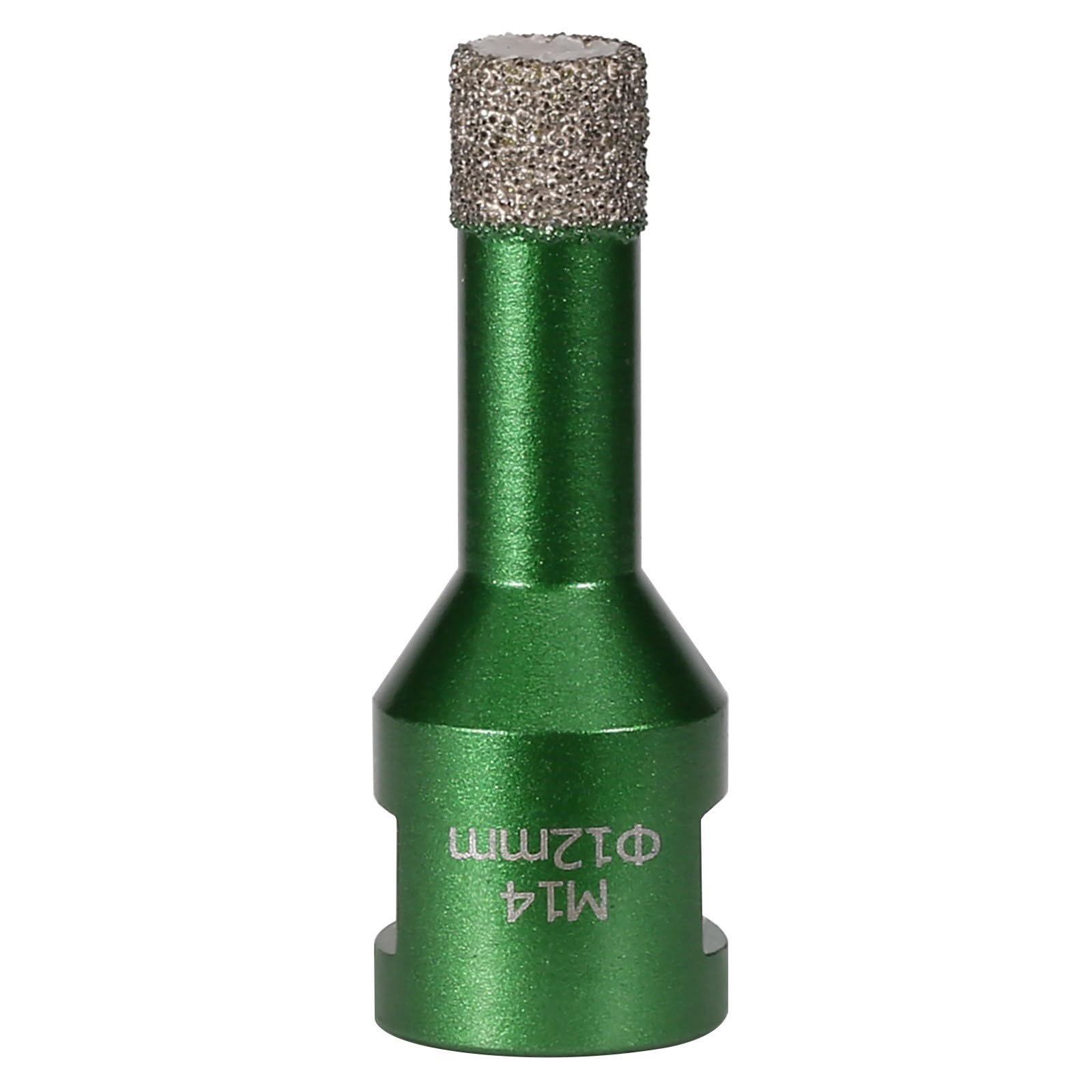 Fromceo 12Mm Diamantine Coated Rotary Hole Cutter Opener For Hard Materials Up To 50Mm With Enhancing Durability & M14 Thread Design Brazed Cores Drill For Tiles And Marble