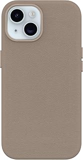 OtterBox iPhone 15 Symmetry Series Cactus Leather - Grey Comfort