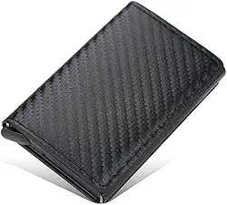 Carteira Porta Cartão Slim com Proteção Antifurto RFID Compacta Eficiente e Elegante