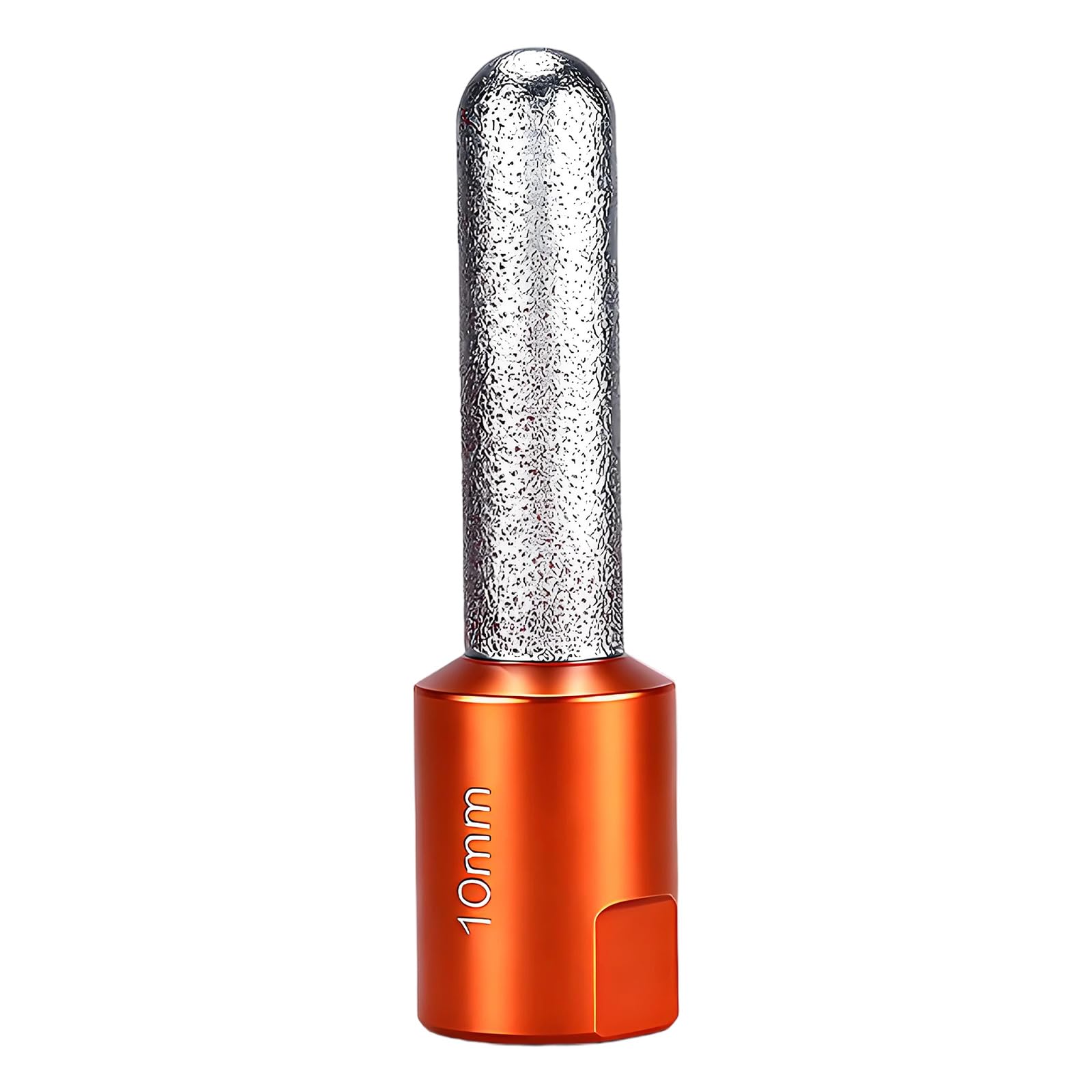 Limtula 10Mm Glass Ceramic Stone Roundover Bit Chamfer Grinding Head With Threaded Attachment For Countertop Beveling Tasks Roundover Chamfer Bit Threaded Grinder Attachment Ceramic Glass Stone Beveling Opening