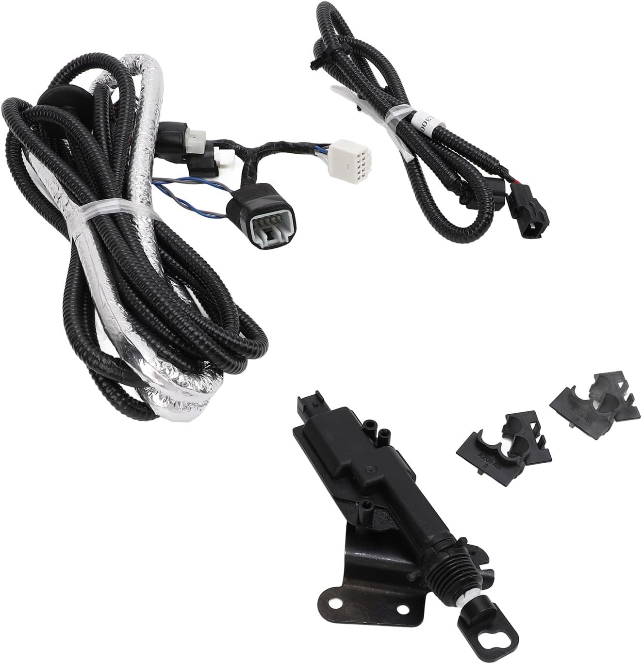 Remote Tailgate Lock Cylinder & Key Replacement PK3B6 35JL0 for Bed Cab 2016-2022 - Truck Tailgate Locks