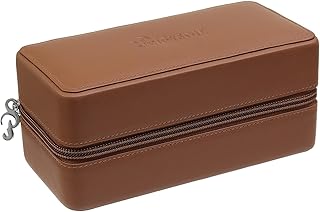 Peterson Pipes Grafton Leather Hardshell Case - Protective Pipe Storage + Travel (Deluxe Case)