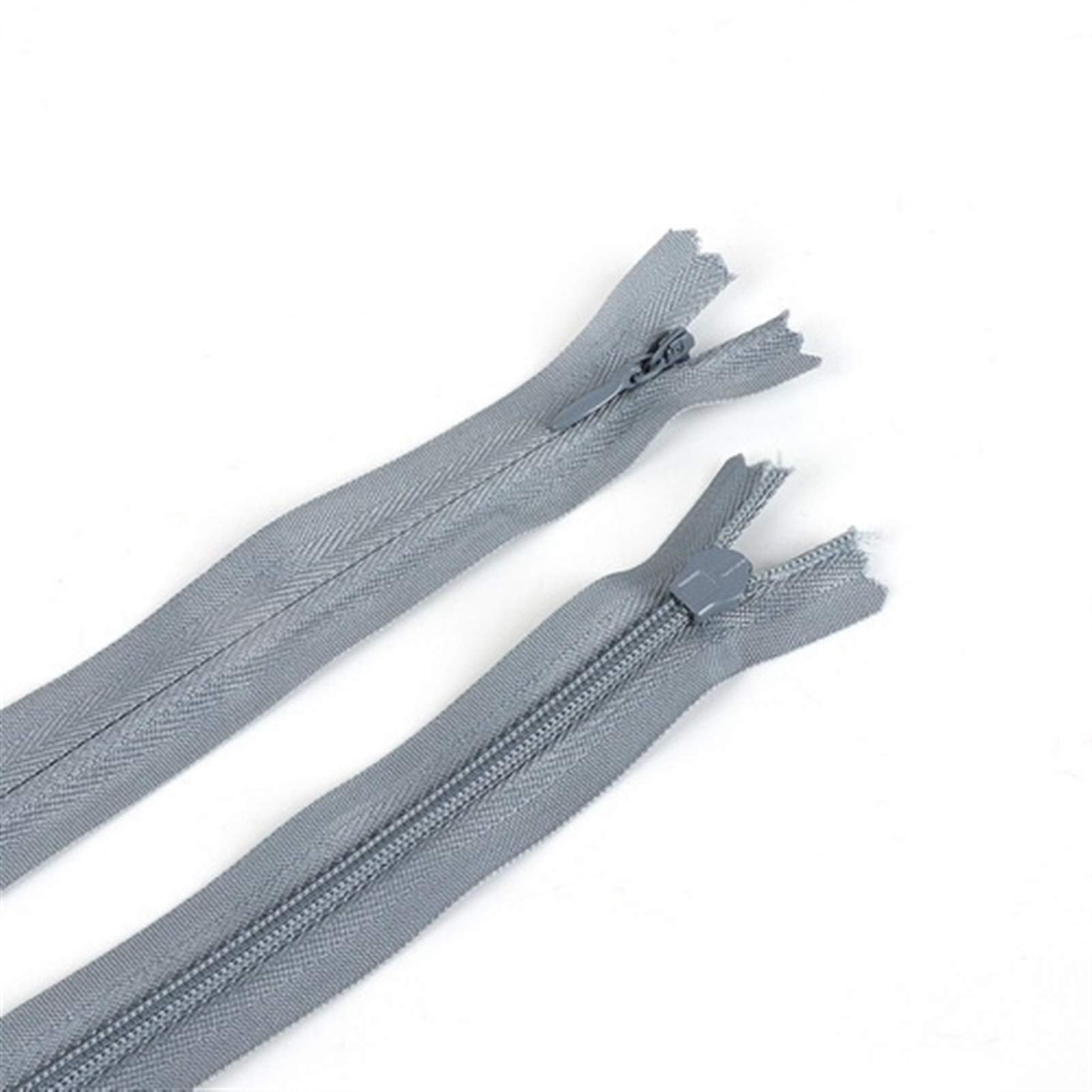 Shuxiang-ritsen, 5/10 meter 5 # kleur nylon gecodeerde rits, voor bagage kleding DIY textiel naaien, Coil Code Zip Silder hoofd, voor kleermaker naaien ambachten (kleur: geel, lengte: 10Mand10pcsSilder