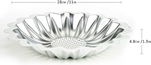 Miniatura 5 de SADYFON Molde de aluminio para decoración de pasteles en forma de flor de girasol para cumpleaños, boda, aniversario, fiesta, tartas, moldes para