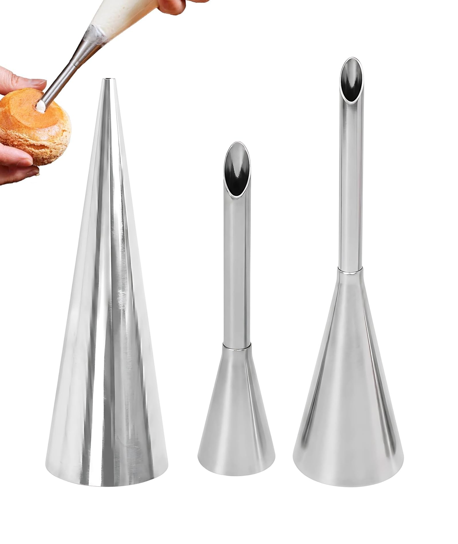3 PCS Cake Nozzles Set, Nozzle for Cake Decorating, Stainless Steel Icing Tips for Home Baking, Professional Cake Piping Tools for Beginners and Experts-image-40