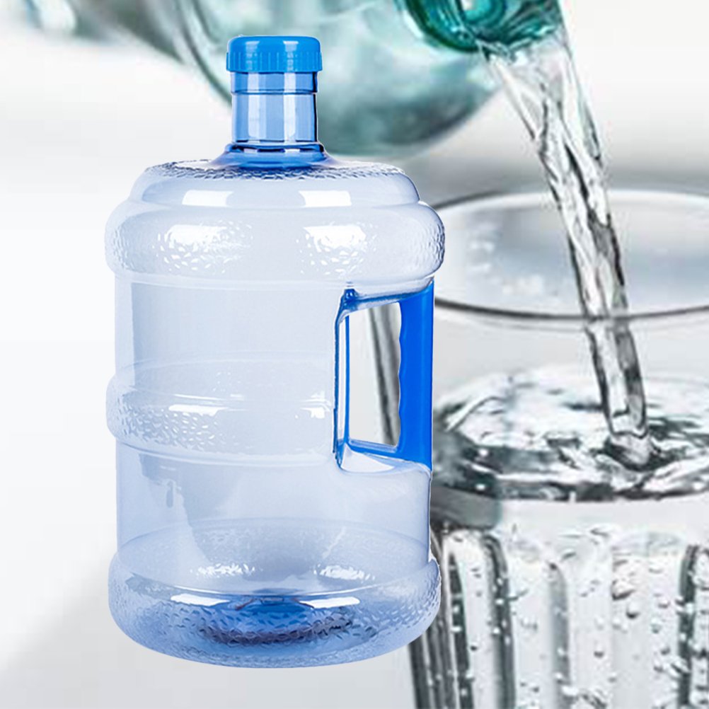 VORCOOL 5 litros de Botella de Agua Pura Botella de Agua Mineral Cubo portátil con Mango