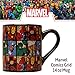 Silver Buffalo Marvel Comics Grid Ceramic Coffee Mug, 14-Ounces
