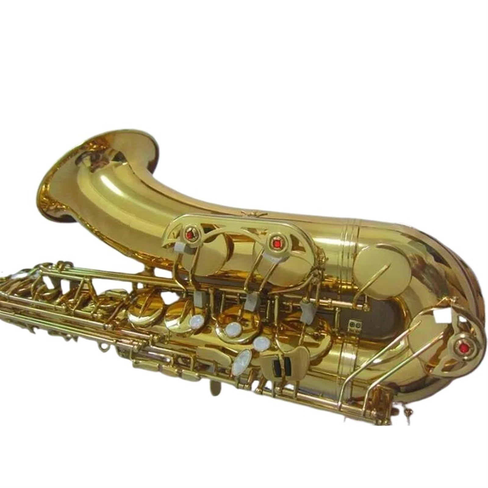 Saxofón Saxofón Tenor Si Bemol Instrumento Musical Dorado Lacado Saxo Tenor Profesional Con Estuche