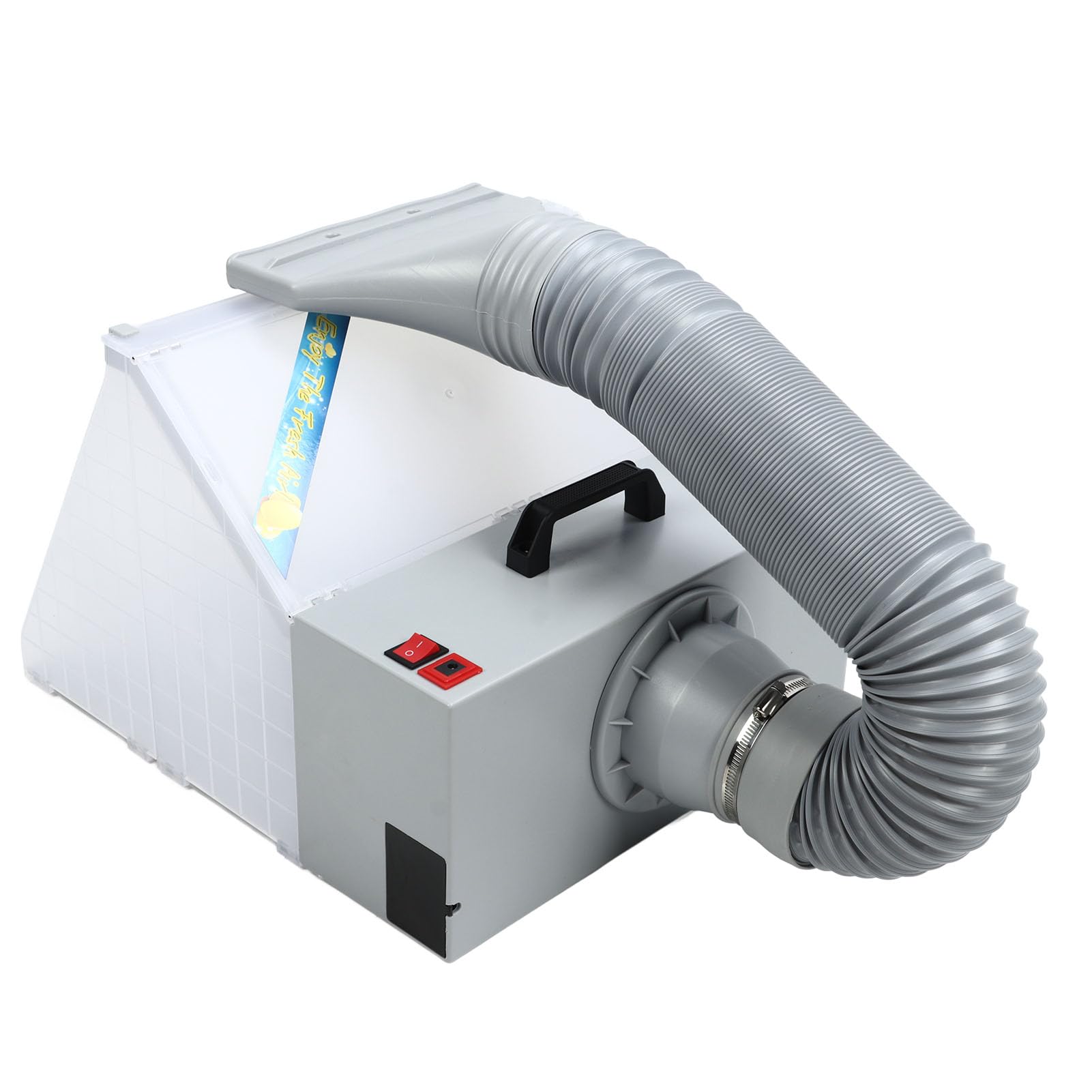 Faltwerkbank mit LED-Beleuchtung, Airbrush Spritzkabine, Drehscheibe, EU-Stecker