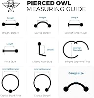 Vista 3 de Anillo de titanio G23 en forma de corazón para cartílago, hélix, trago, daith, piercing, Titanio