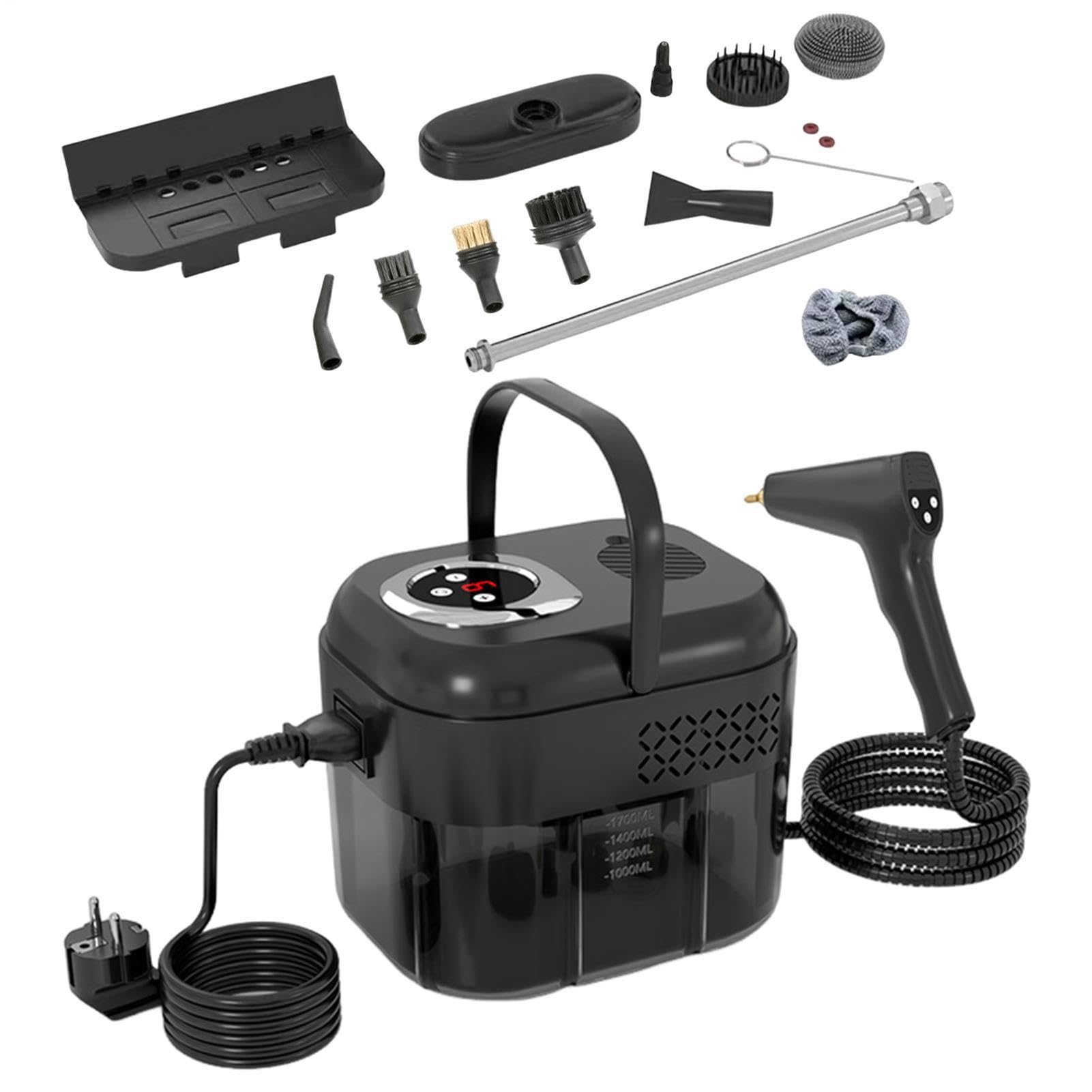 Limpiador A Vapor Para Doméstico 6 niveles de extracción de suciedad | Limpiador a vapor para cocina Para azulejos, sillón, muebles, alfombras, suelos de madera, sofá, tapicerías