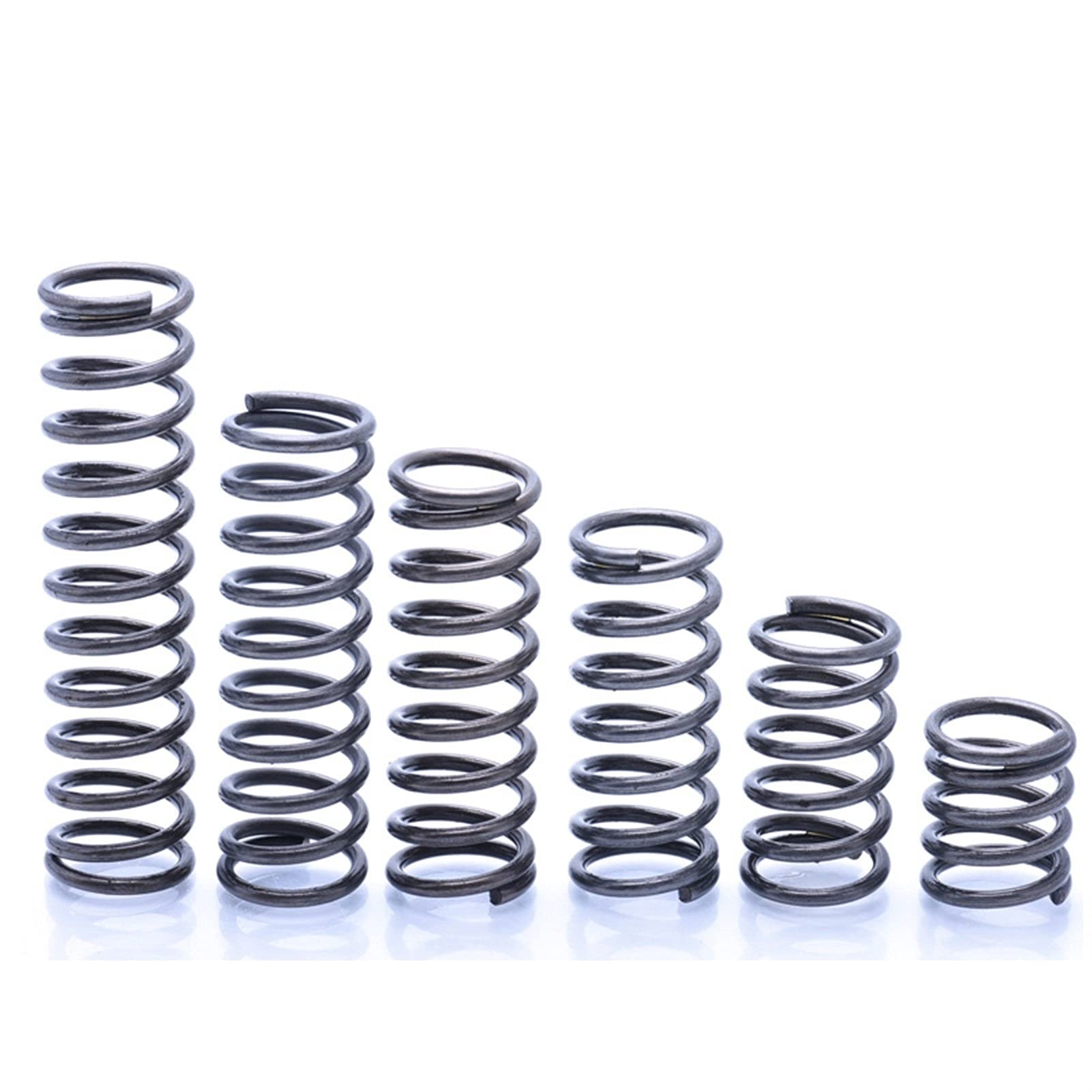 Buffer Compression 5PCS, 1.6x16x(60-100)mm Compression Springs, Wire Diameter 1.6mm, Outer Diameter 16mm, Length (60-100)mm, Y Type Spring Steel Compression Springs Spiral Loaded ( Size : Length 70mm