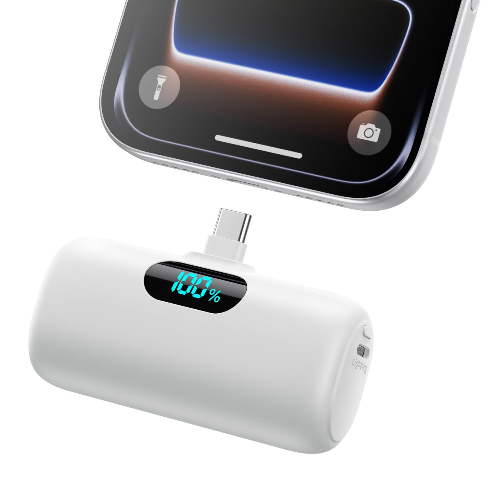 Batería externa ultra compacto mini power bank 5000mAh para solucionar batería baja 7