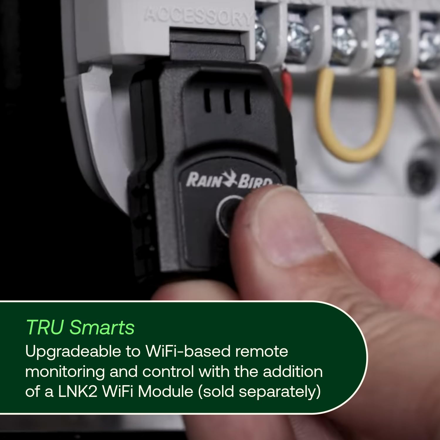 Rain Bird TRU6I Contrôleur/minuteur d'irrigation d'intérieur basé sur programme, compatible WiFi, 6 zones/station