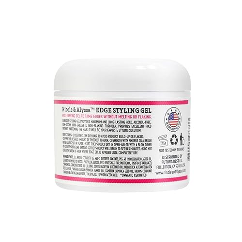 Miniatura 4 de Nicole & Alyssa - Gel Edge Styling de 4 onzas (gel rosa)