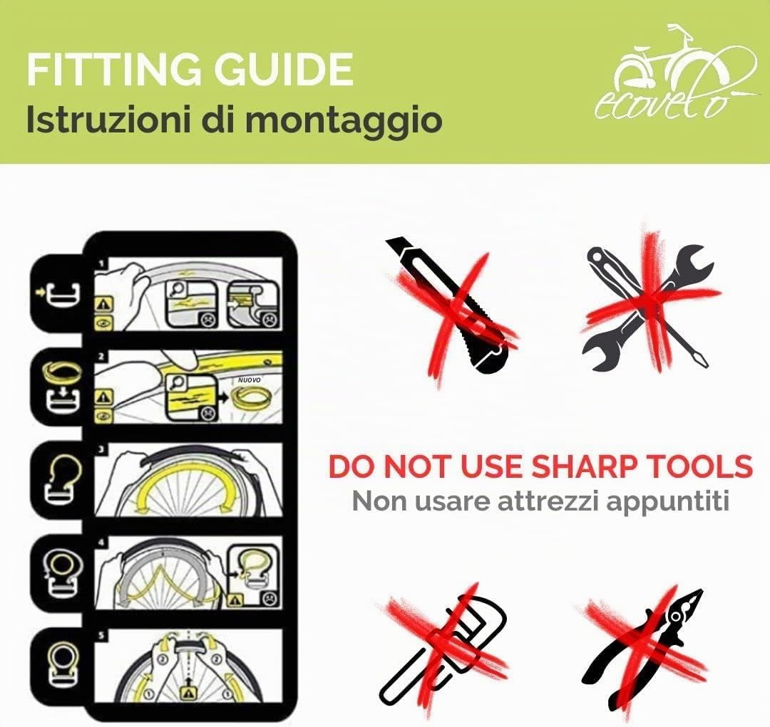 2 Copertoni 29 x 2.25 (57-622) + Camere d'aria Pneumatici bici MTB 29 Pollici per Mountain Bike con protezione Antiforatura - Ideale per Percorsi Fuoristrada