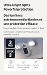 Ring Floodlight Cam, Wired (nouveau modèle), Sécurité de la maison ou des affaires, Rétinal à grande angle 2K Vidéo, 6x Zoom amélioré, Projecteurs ultra-brillants, Noir