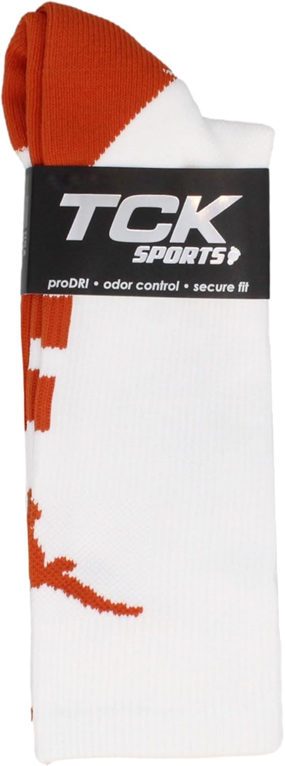 TCK Texas Longhorns Socks Baseline Crew - Image 3