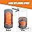Frelaxy Compression Sack, Ultralight Sleeping Bag Stuff Sack, 40% More Storage! 11L/18L/30L/45L/52L, Compression Stuff Sack - Space Saving Gear for Camping, Hiking, Backpacking (Orange, S)