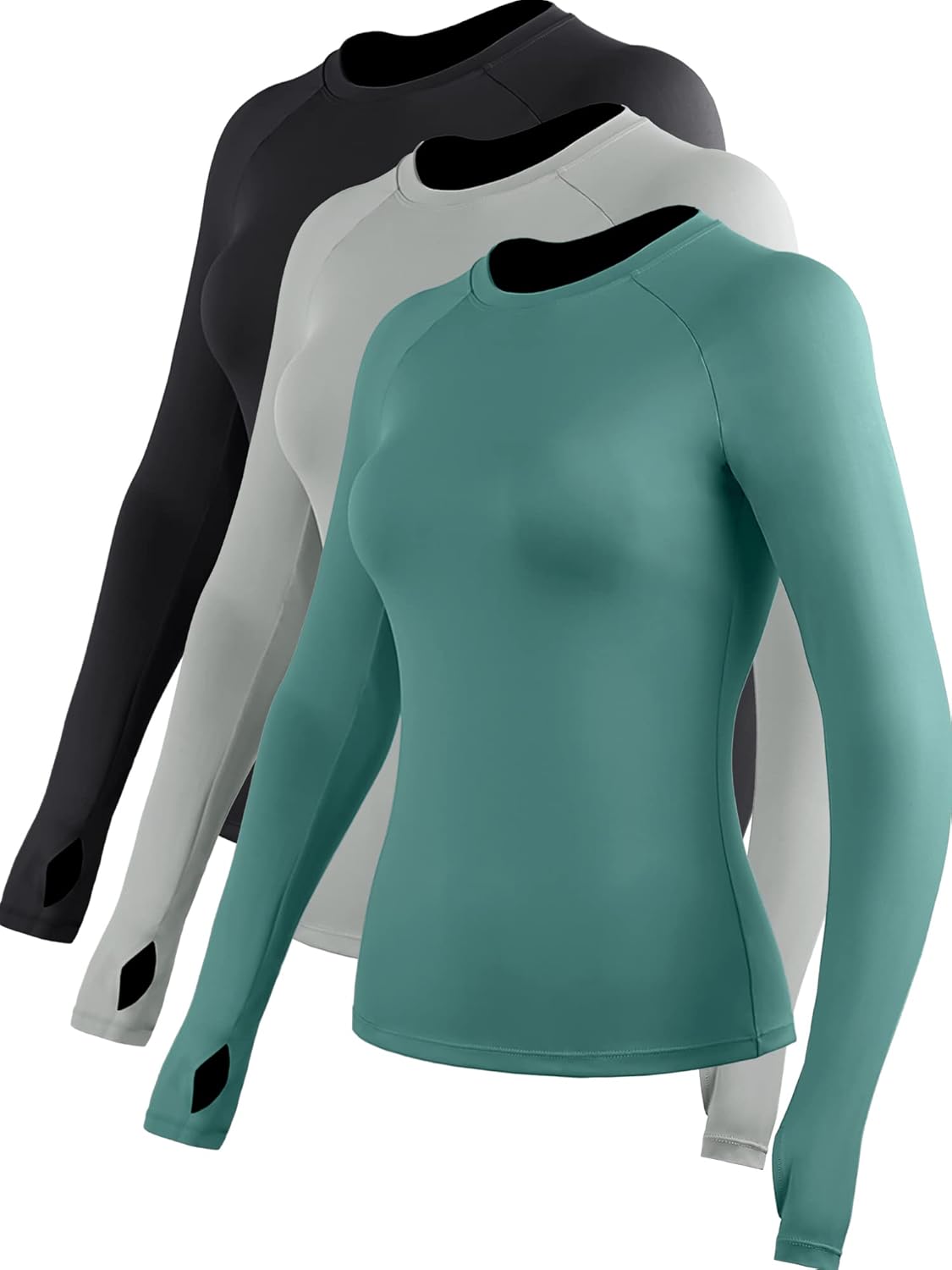 CADMUS Quick-Drying Running Long Sleeve Shirt for Women Workout Shirts