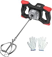 IMAYCC 2100W Portable Cement Mixer - Handheld Concrete Mud Mixer for Mortar, Paint, Grout, Plaster, Fodder | 6-Speed 110V Tool