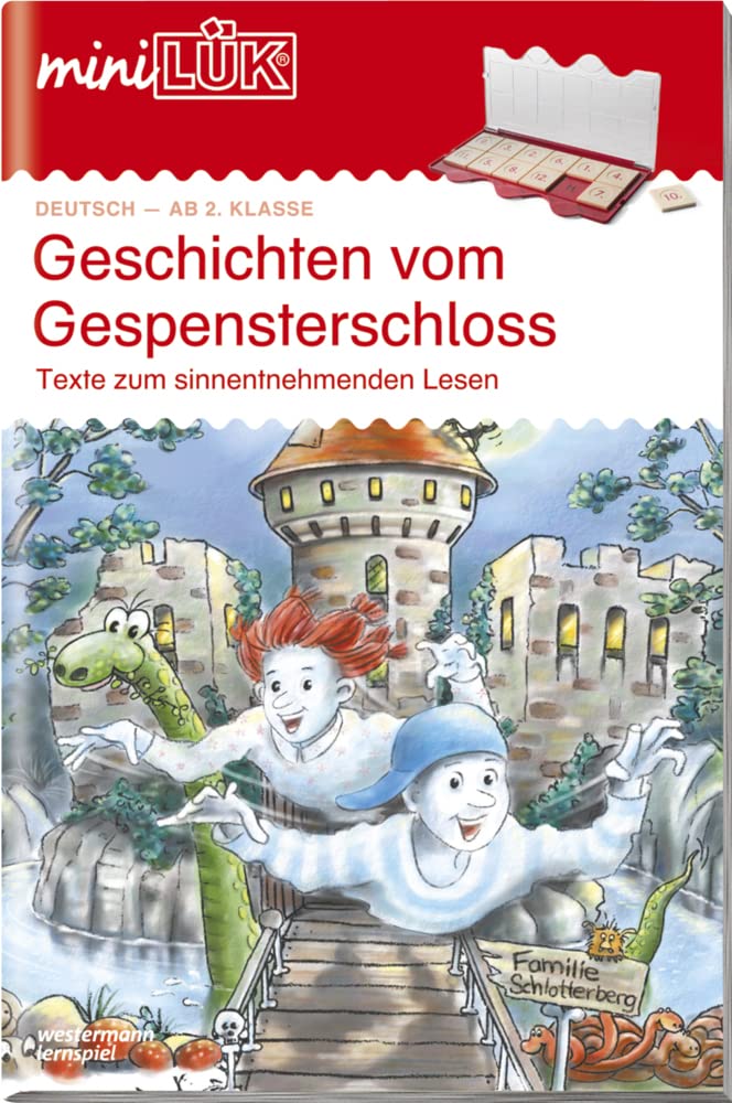 MiniLÜK Geschichten vom Gespensterschloss: Texte zu sinnentnehmenden Lesen