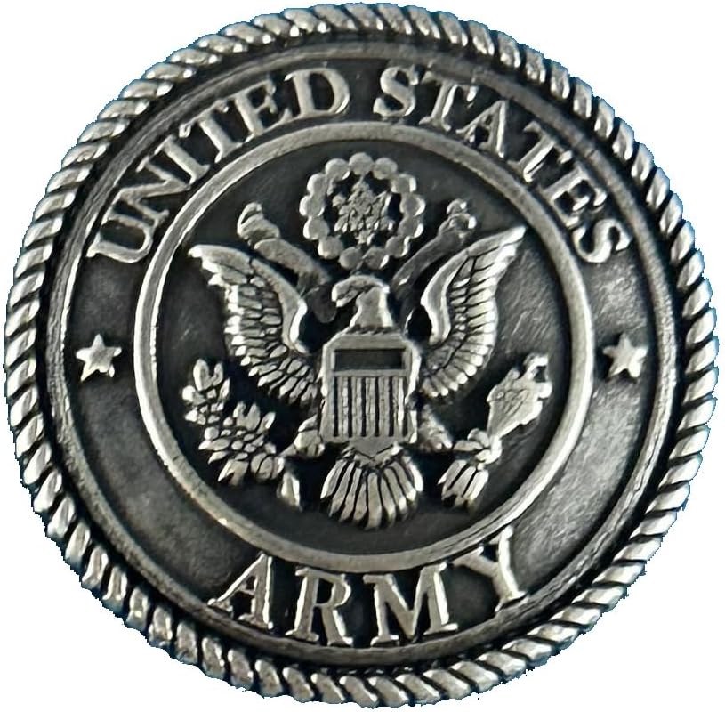 US Army Decorative Military Concho 1 1/4 Diameter Screw Back Concho