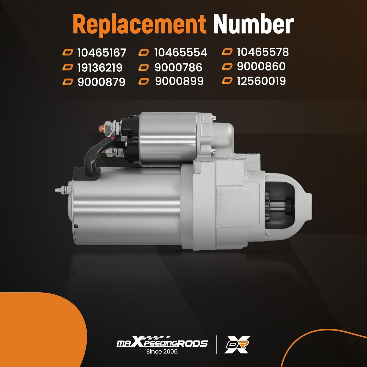 maXpeedingrods 6449N Starter for Cadillac Escalade 1999-2000, Chevrolet Van Astro 1997-1998, Blazer 1994-1998, Express Vans 1500/2500/3500 1996-2002, for GMC Chevy C1500 C2500 C3500 K1500 K2500 K3500