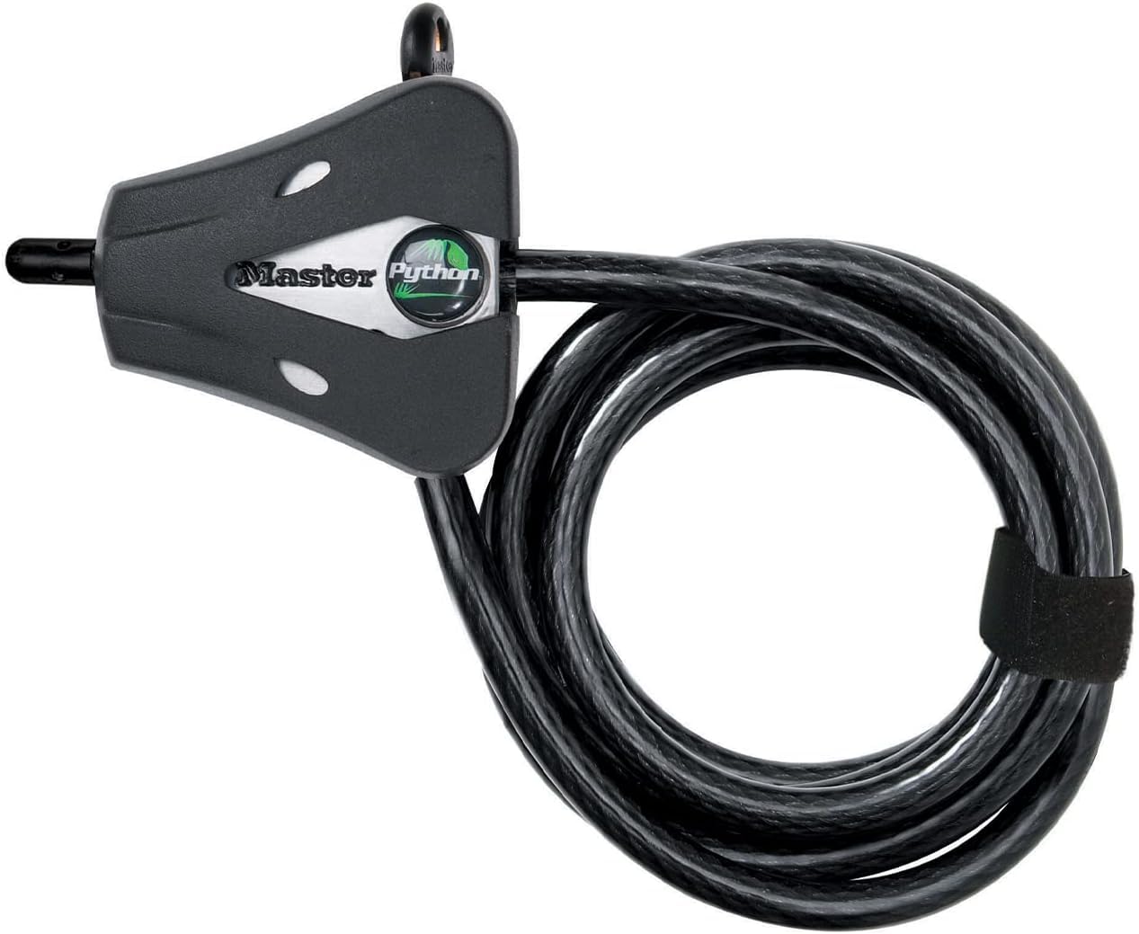 Master Lock Câble Antivol Ajustable [Longueur Ajustable de 30 cm à 4,5 m] [Solution Brevetée Python] & Câble antivol réglable avec serrure à clé [câble réglable de 30 cm à 1,8 m] [Python] - noir