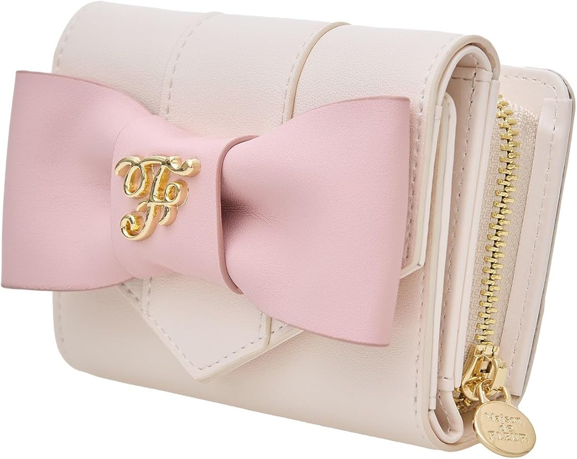 Amazon | [メゾン ド フルール] 財布 バイカラーベルトリボンミニ