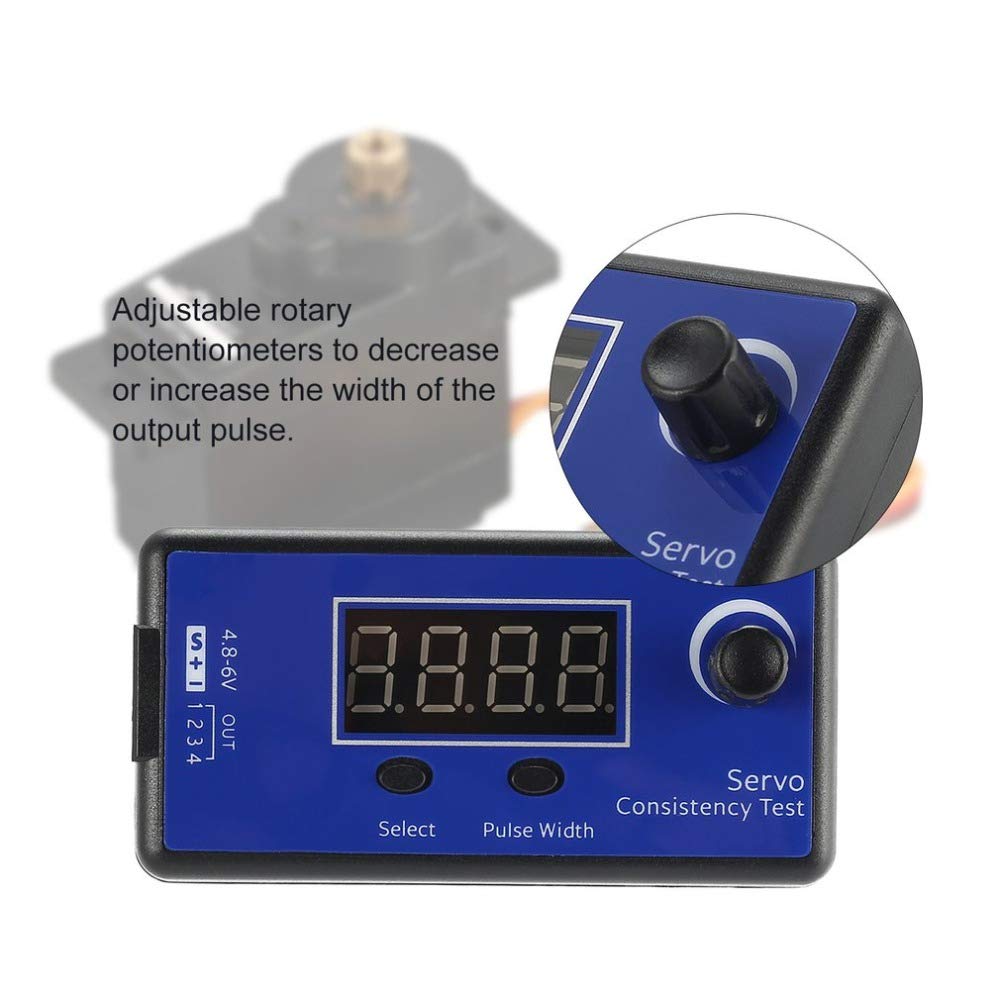 Mini ESC Servo Tester 3-8v Dual Port CCPM Consistency Controller For RC Airplane | Acquisti Online Su - Foto 2