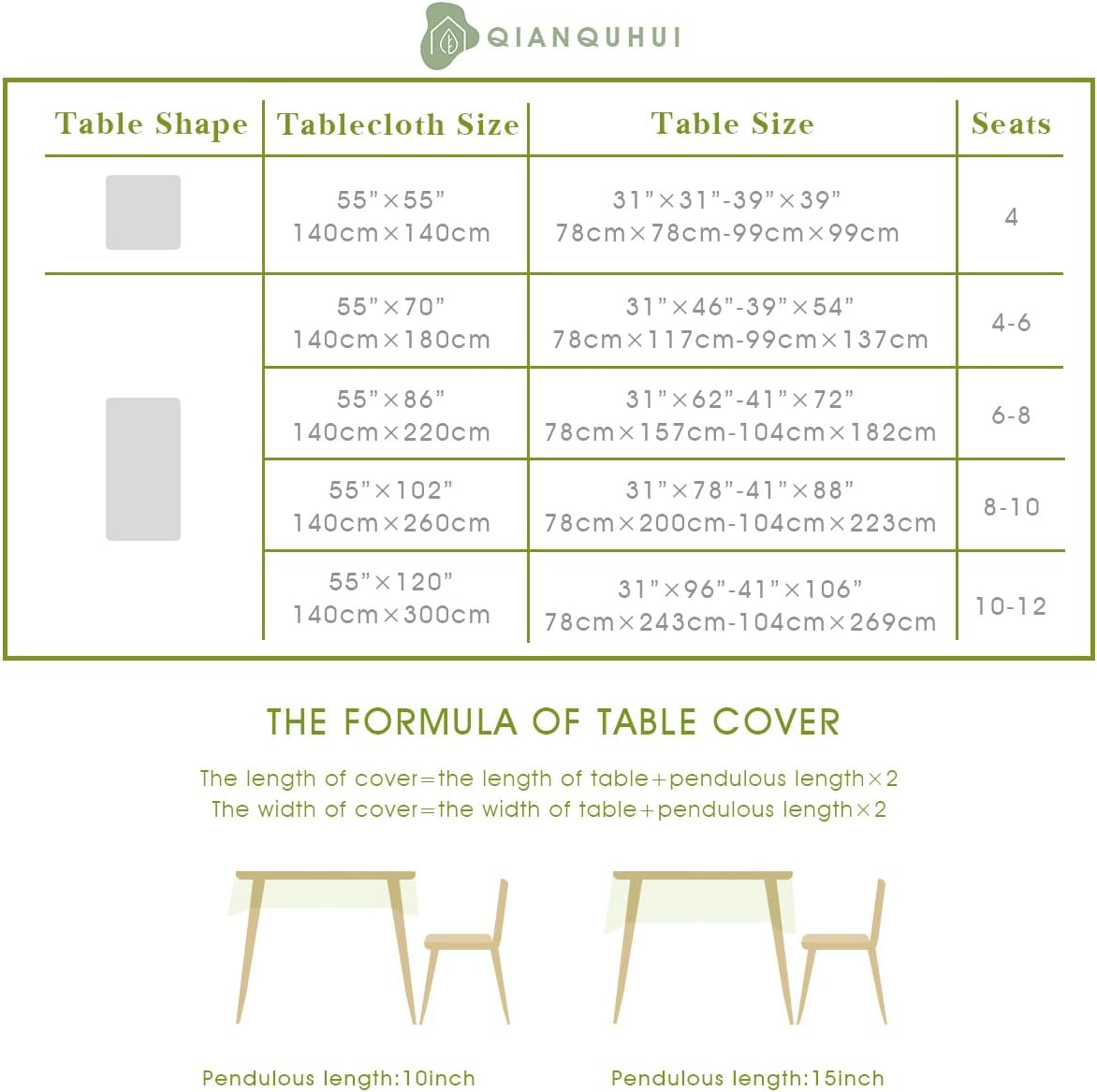 QIANQUHUI Embroidered Tablecloth Rustic Farmhouse Kitchen Table Cloth, Dust Proof Spillproof Soil Resistant Cotton Linen Rectangle Table Cloth (N-Beige, 55x70 inch) - Image 6