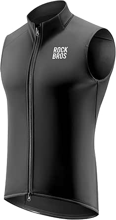 YKYWBIKE Cycling Vest For Men,Micro Softshell Windproof Bike